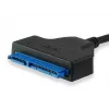 Equip cabo USB Type-C para SATA, preto, 6 Gbit/s, 50 mm, 150 mm, 500 mm, 50 g
