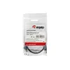 Cabo de rede Equip Cat.6A F/FTP Slim, 0,5 m, preto