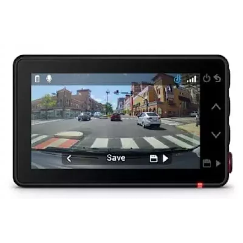Dash Cam GARMIN X210 câmara para automóvel, 2560×1440 Quad HD, campo de visão de 140°, GPS, Wi‑Fi, ecrã tátil, bateria 20 min., USB‑C