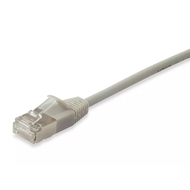 Cabo Patch Slim Equip Cat.6A F/FTP RJ-45 0,5 m bege