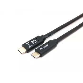 Equip USB 3.2 Gen 1x1 Type-C para C, M/M, 1.0 m, 1 m, USB C, USB C, USB 3.2 Gen 1 (3.1 Gen 1), 5 Gbit/s, preto