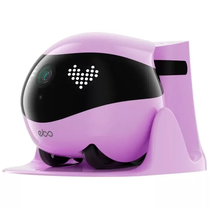 Robô de vigilância Enabot EBO AIR 2 – câmara doméstica móvel, rosa