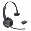 Yealink WH64 Hybrid Mono Teams headset sem fios para escritório/call center Micro-USB Bluetooth preto