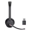Yealink WH64 Hybrid Dual Teams headset sem fios para escritório/call center Micro-USB Bluetooth preto
