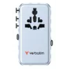 Verbatim Charge 'n' Travel 70W 2C adaptador de viagem universal retrátil azul
