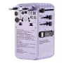 Verbatim Charge 'n' Travel 70W 2C adaptador de viagem universal retrátil roxo