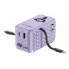 Verbatim Charge 'n' Travel 70W 2C adaptador de viagem universal retrátil roxo