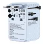 Verbatim Charge 'n' Travel 100W adaptador de viagem universal com cabo retrátil azul