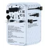 Verbatim Charge 'n' Travel 100W adaptador de viagem universal com cabo retrátil azul