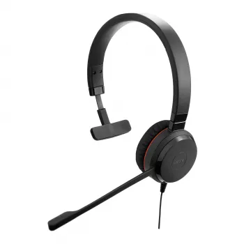 Jabra EVOLVE 30 II UC Mono, com fios, 150 - 7000 Hz, escritório/call center, 142 g, headset, preto