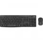 Logitech MK295 Silent Wireless Combo teclado e rato incluindo Office USB QWERTZ alemão grafite