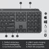 LOGITECH MX Keys Combo For Business Gen 2 - grafite - Qwertz - alemão