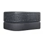 LOGITECH Ergo K860 - Teclado dividido sem fios grafite Qwertz alemão