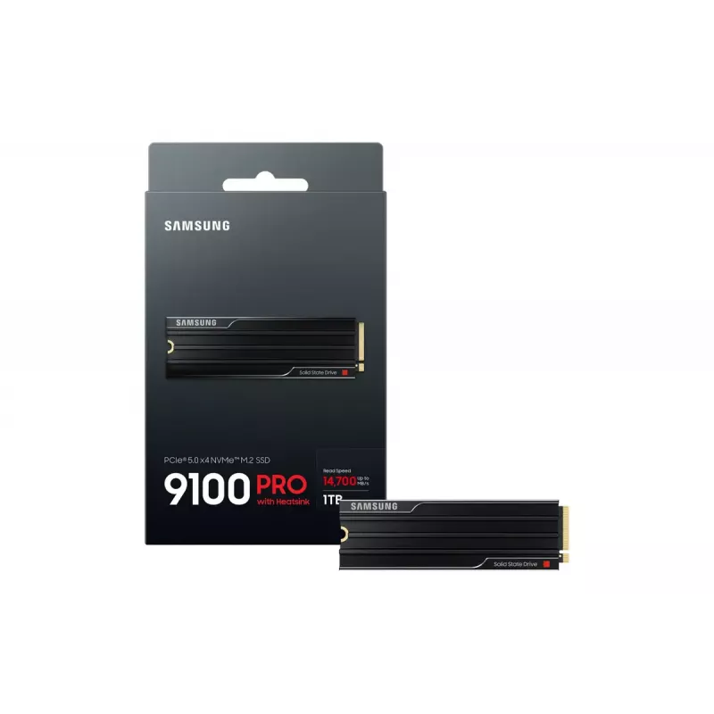 SSD Samsung 9100 PRO Heatsink PCIe® 5.0 NVMe™ M.2 - 1 TB