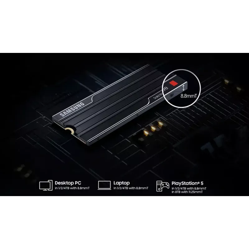 SSD Samsung 9100 PRO Heatsink PCIe® 5.0 NVMe™ M.2 - 1 TB