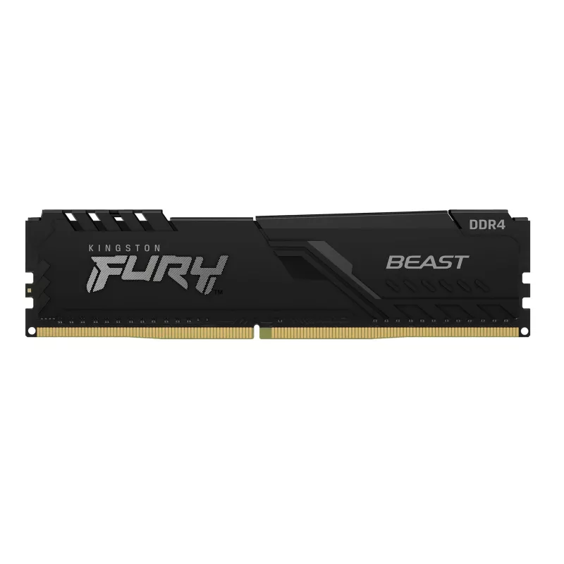 Kingston Technology FURY Beast 32GB 3200MT/s DDR4 CL16 DIMM (Kit de 2) preto