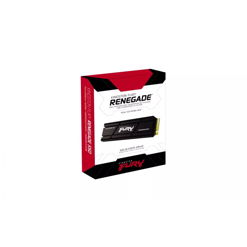 Kingston Technology 2000G RENEGADE PCIe 4.0 NVMe SSD com dissipador de calor