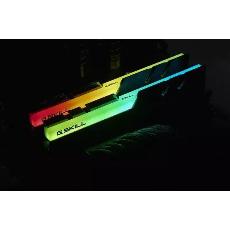 DIMM 16 GB DDR4-3000 (2x 8 GB) Dual-Kit, memória RAM preta, F4-3000C16D-16GTZR, Trident Z RGB, INTEL XMP
