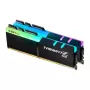 DIMM 16 GB DDR4-3000 (2x 8 GB) Dual-Kit, memória RAM preta, F4-3000C16D-16GTZR, Trident Z RGB, INTEL XMP