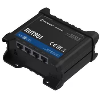 Router TELTONIKA Rut951 - 4G LTE Wi-Fi Dual-SIM preto