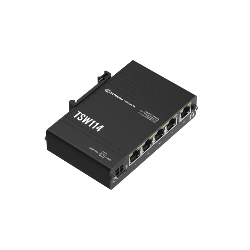 Switch TELTONIKA Tsw114 não gerido 5 portas Gigabit Ethernet