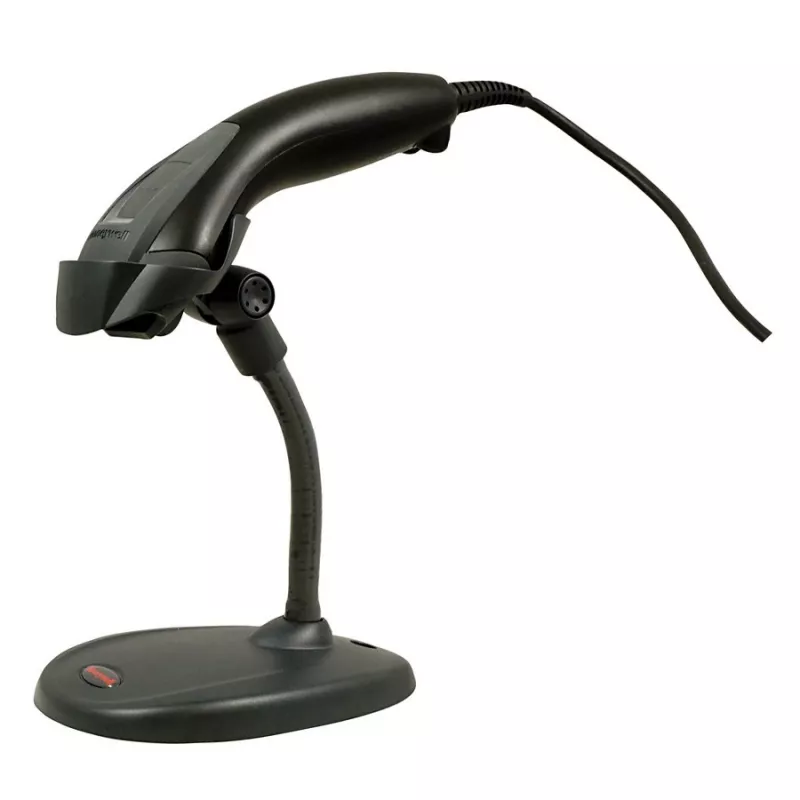 Leitor de códigos de barras HONEYWELL Voyager 1200g kit USB - inclui leitor preto 1200g, suporte de apresentação rígido e cabo USB Type-A em espiral 3 m