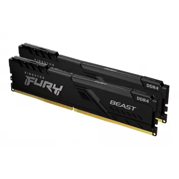 Kingston Technology FURY Beast 32GB 3600MT/s DDR4 CL18 DIMM (kit de 2) preto