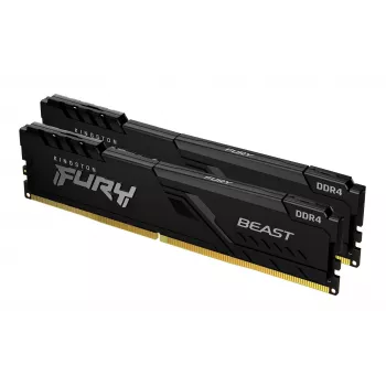 Kingston Technology FURY Beast 32GB 3200MT/s DDR4 CL16 DIMM (kit de 2) 1Gx8 preto