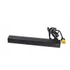 APC AP9565 Basic PDU para rack, 1U, monofásica, 16 A, 208/230 V, 3680 W, 12 tomadas C13, entrada C20, cabo de 2,5 m, preta