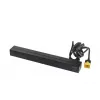 APC AP9565 Basic PDU para rack, 1U, monofásica, 16 A, 208/230 V, 3680 W, 12 tomadas C13, entrada C20, cabo de 2,5 m, preta