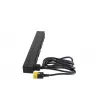 APC AP9565 Basic PDU para rack, 1U, monofásica, 16 A, 208/230 V, 3680 W, 12 tomadas C13, entrada C20, cabo de 2,5 m, preta
