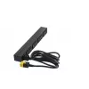APC AP9565 Basic PDU para rack, 1U, monofásica, 16 A, 208/230 V, 3680 W, 12 tomadas C13, entrada C20, cabo de 2,5 m, preta