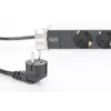 PDU de alumínio DIGITUS 1U, montável em rack, potência nominal: 16A, 4000W, 250VAC 50/60Hz, 8 tomadas com proteção