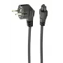 Gembird PC-186-ML12 cabo de alimentação, CEE 7/7 para C5, 1,8 m, VDE, preto