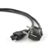 Gembird PC-186-ML12 cabo de alimentação, CEE 7/7 para C5, 1,8 m, VDE, preto