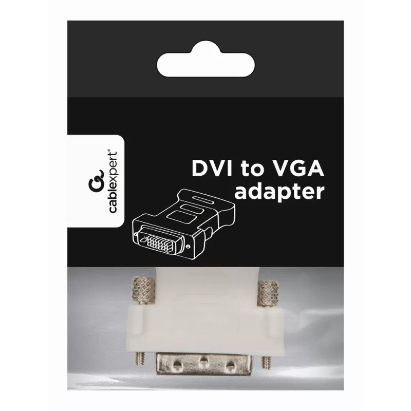Adaptador GEMBIRD DVI-A macho para VGA 15 pinos HD (3 filas) fêmea