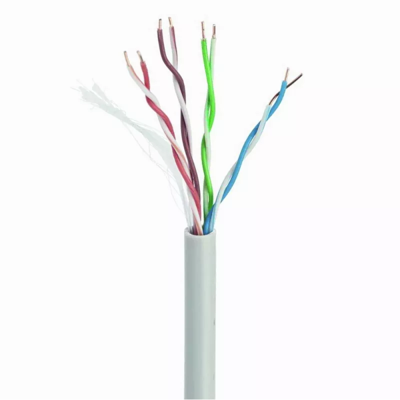 Cabo de rede GEMBIRD – Cat 5e – UTP – 304 m – cinzento
