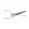 Cabo de patch GEMBIRD - Cat 5e - UTP - 50 cm - azul