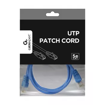 Cabo de patch GEMBIRD - Cat 5e - UTP - 1m - azul