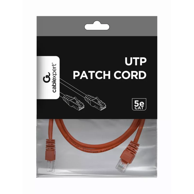 Cabo de rede GEMBIRD - Cat 5e - UTP - 1 m - vermelho