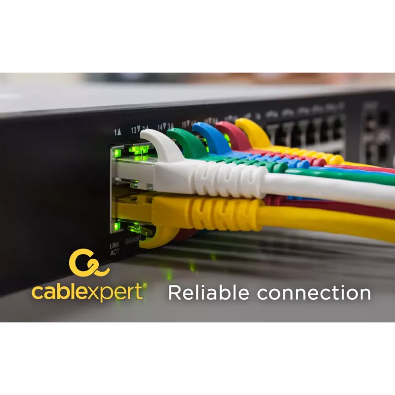 Cabo de rede GEMBIRD - Cat 5e - UTP - 1 m - amarelo