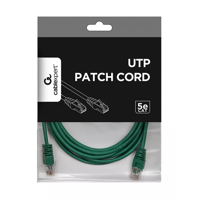 Cabo de rede GEMBIRD - CAT5e - UTP - 2 m - verde