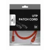 Cabo de rede GEMBIRD - Cat 5e - UTP - 2 m - vermelho