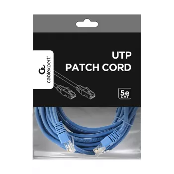 Cabo de rede GEMBIRD - Cat 5e - UTP - 5 m - azul