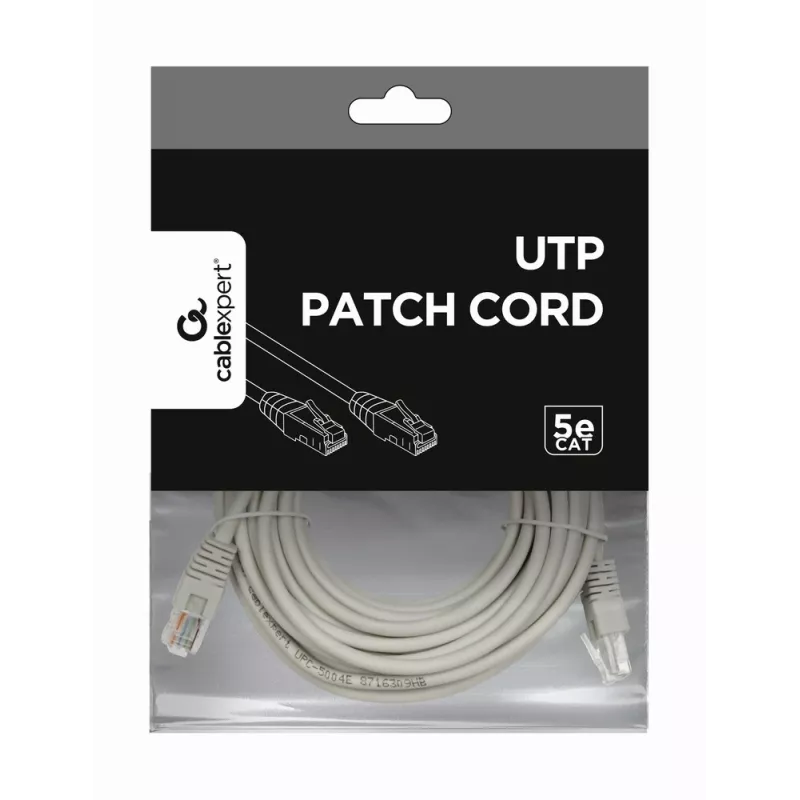 Cabo de rede GEMBIRD PP12-7.5M, 7,5 m, RJ-45 para RJ-45, branco