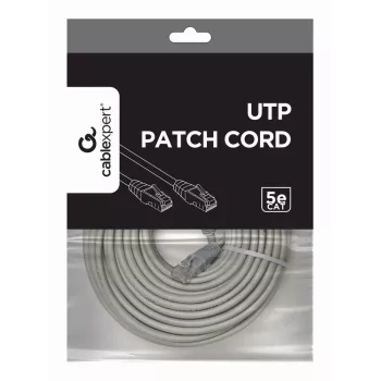 Cabo de rede GEMBIRD – Cat 5e – UTP – 15 m – cinzento