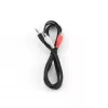Cabo GEMBIRD de 3,5 mm jack para RCA 1,5 m