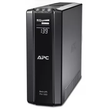 APC Back-UPS Pro, 1500VA/865W, torre, 230V, 10 tomadas IEC C13, AVR, LCD, bateria substituível pelo utilizador