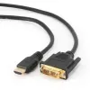 Cabo HDMI para DVI macho-macho GEMBIRD com fichas banhadas a ouro 2,0 m embalagem bulk