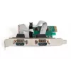 Placa de expansão PCIe DIGITUS Serial I/O, 2 portas, 2 x DB9 M chapa de slot + chapas LP chipset MCS9901